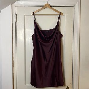 NASTY GAL cowl dress